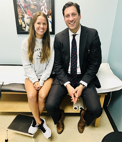 Thanks for helping me get back on both of my feet!