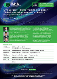 Live Surgery – Skills Training and Expert
                                Techniques using Augmented Reality 