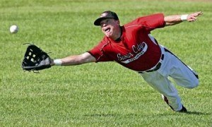 A past baseball player at Downers
